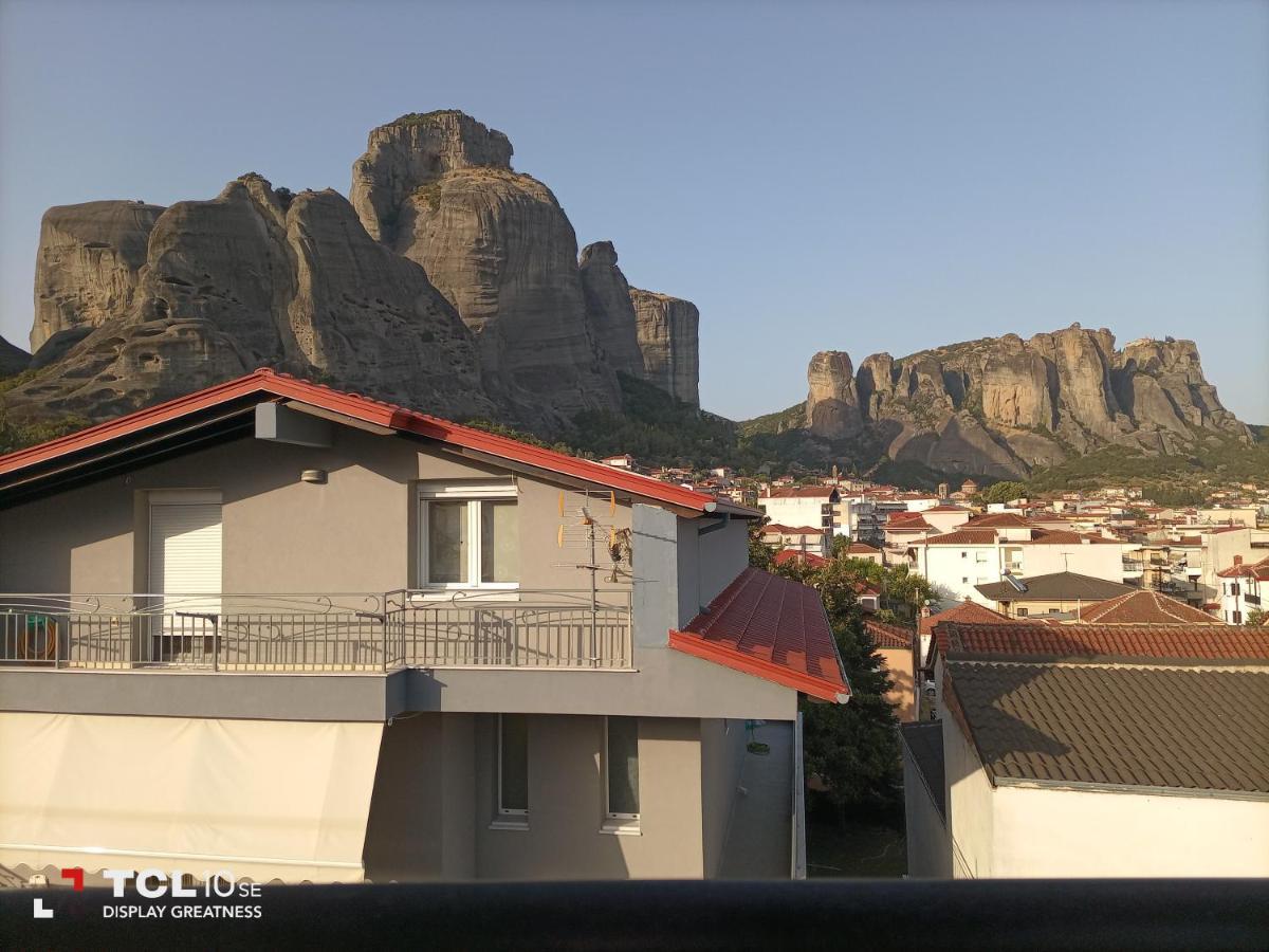 Meteora View Attic Daire Kalampáka Dış mekan fotoğraf